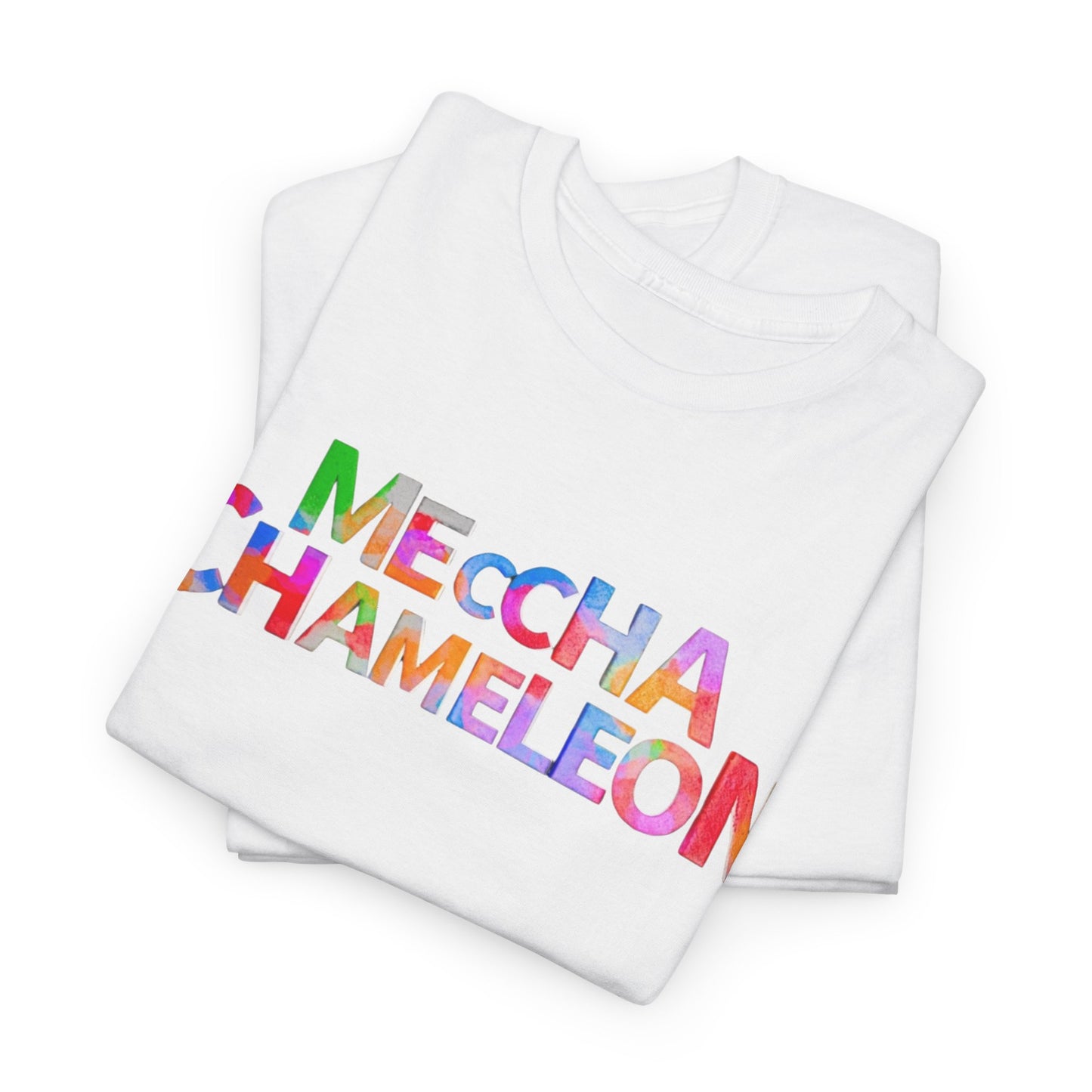 Meccha Chameleon Logo White T-Shirt