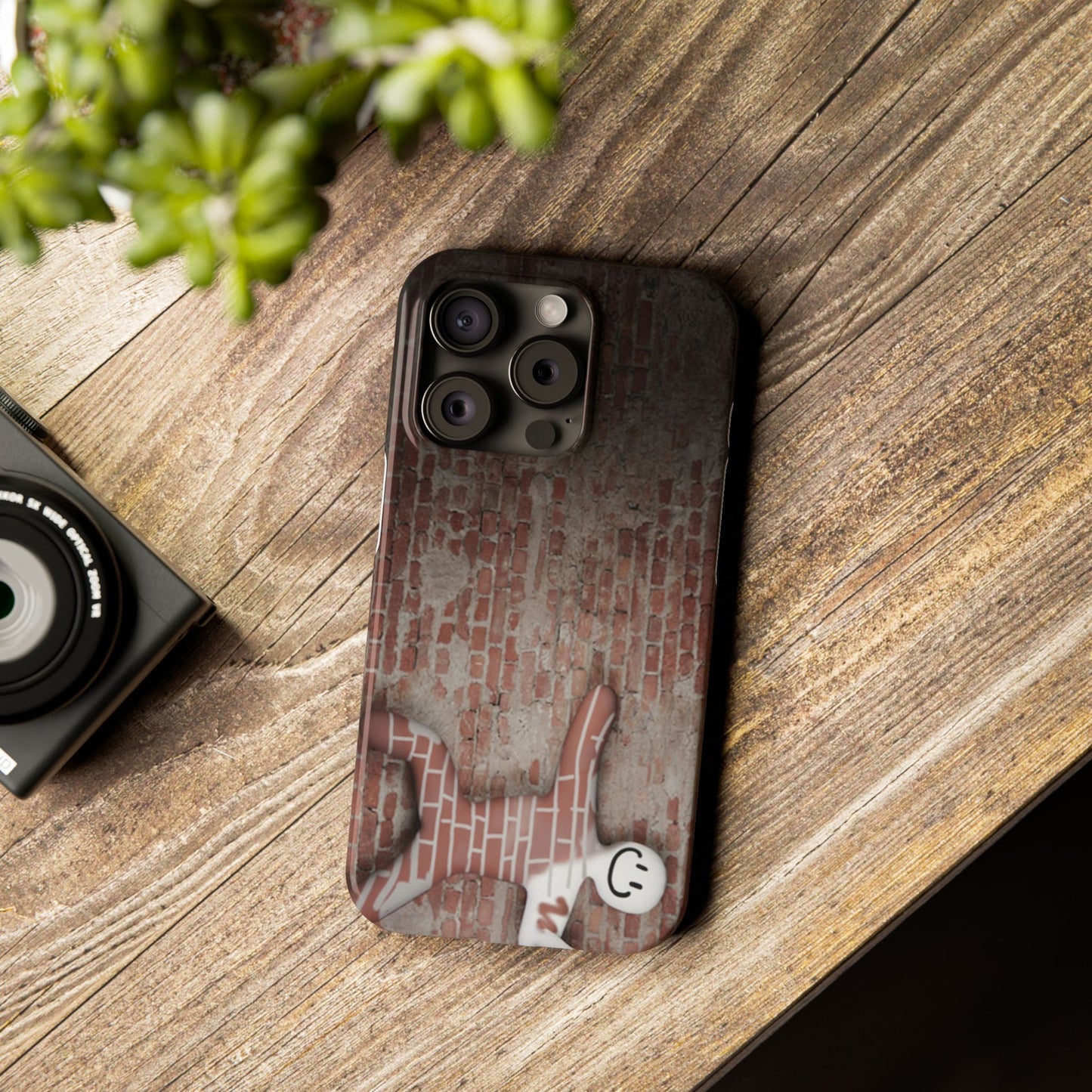 Meccha Chameleon Wall Hiding iPhone Case