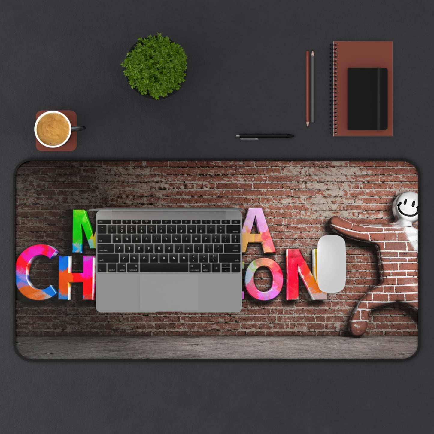 Meccha Chameleon Wall Hide & Seek Desk Mat