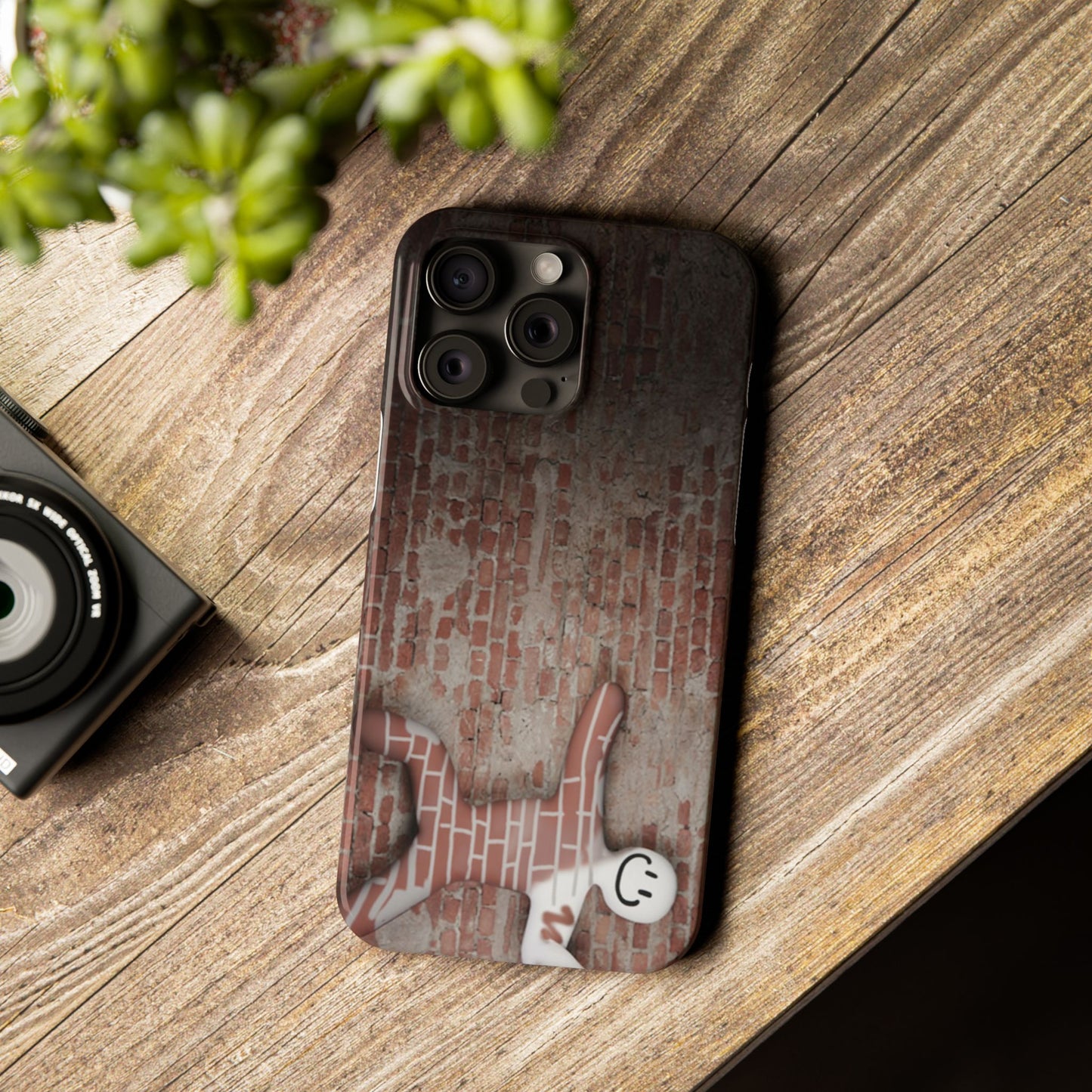 Meccha Chameleon Wall Hiding iPhone Case