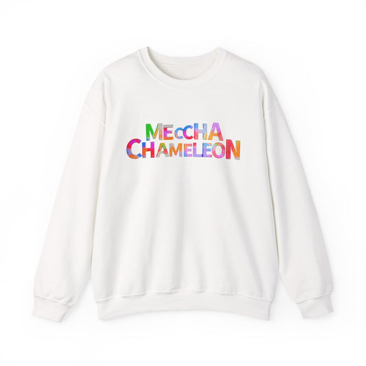 Meccha Chameleon Logo White Sweatshirt