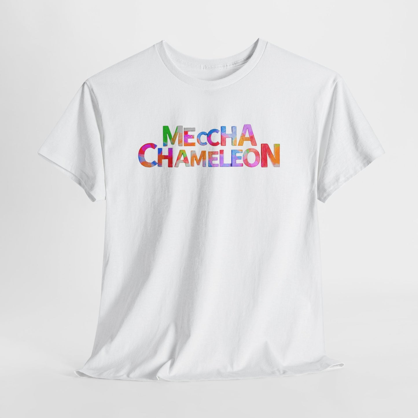Meccha Chameleon Logo White T-Shirt