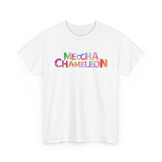 Meccha Chameleon Logo White T-Shirt