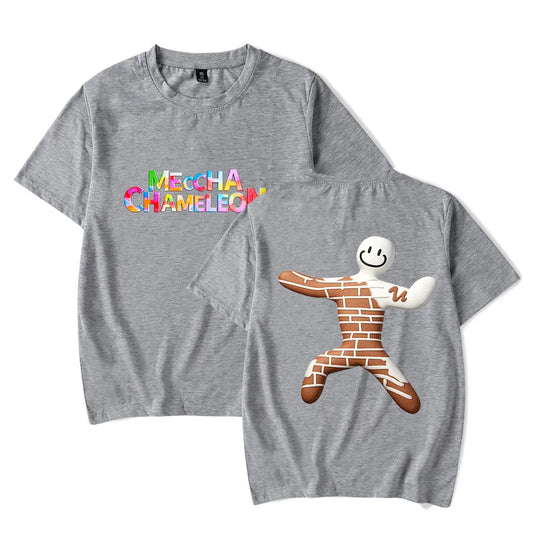 MECCHA CHAMELEON Double Print Gray T-Shirt