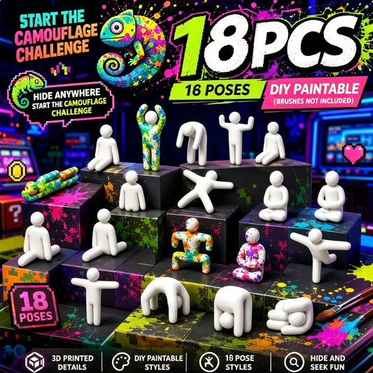 Meccha Chameleon Ultimate 3D Figure Pack (18 Pcs)