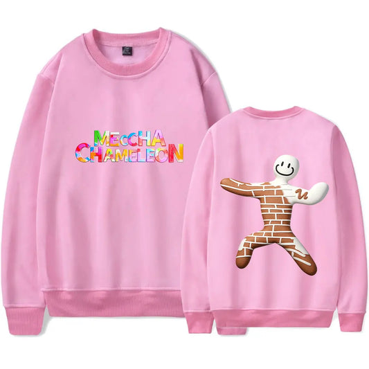 MECCHA CHAMELEON Double Print Pink Sweatshirt