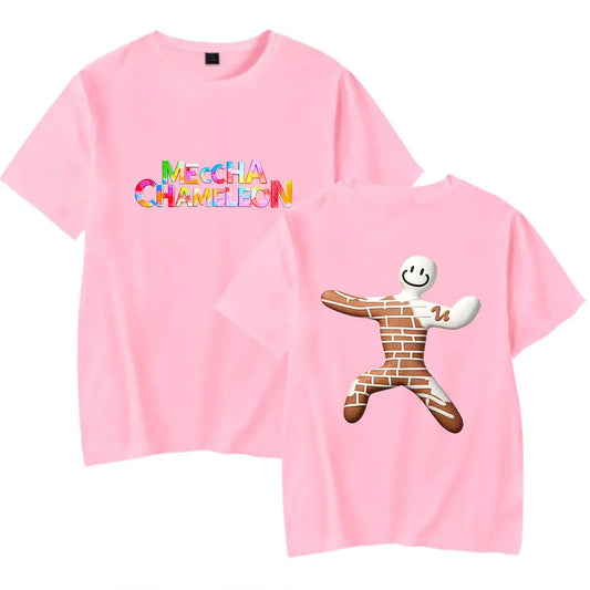 MECCHA CHAMELEON Double Print Pink T-Shirt