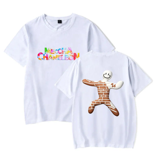 MECCHA CHAMELEON Double Print White T-Shirt